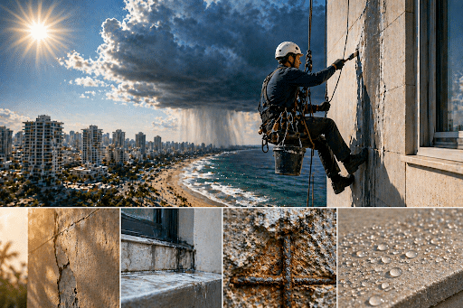 כיצד מזג האוויר מעצב את תחזוקת הבניין שלנו