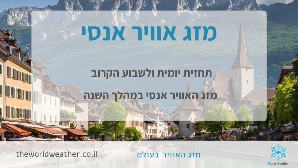 מזג אוויר אנסי - תחזית יומית, שבועית, חודשית ושנתית