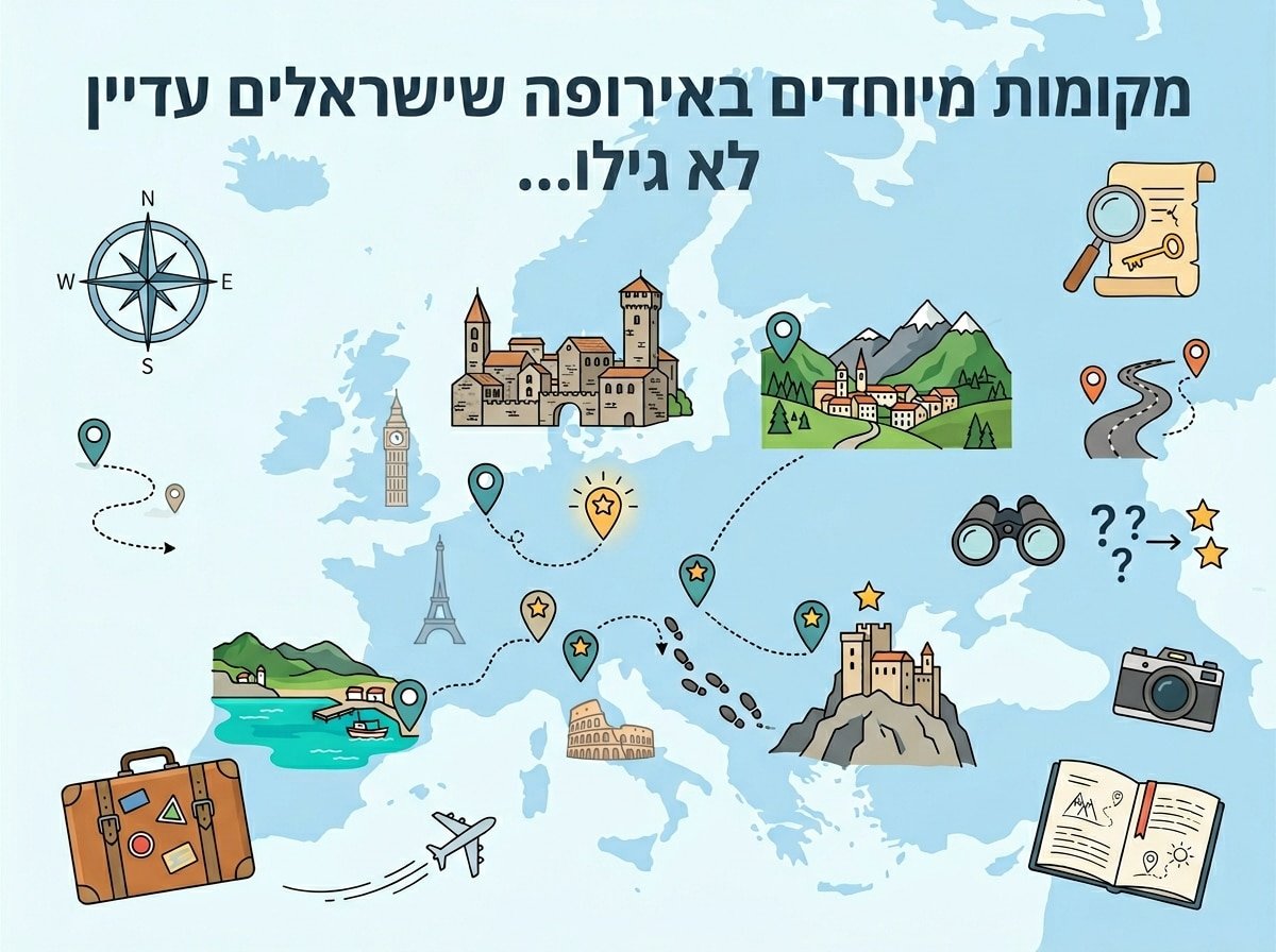 מקומות מיוחדים באירופה שישראלים עדיין לא מכירים