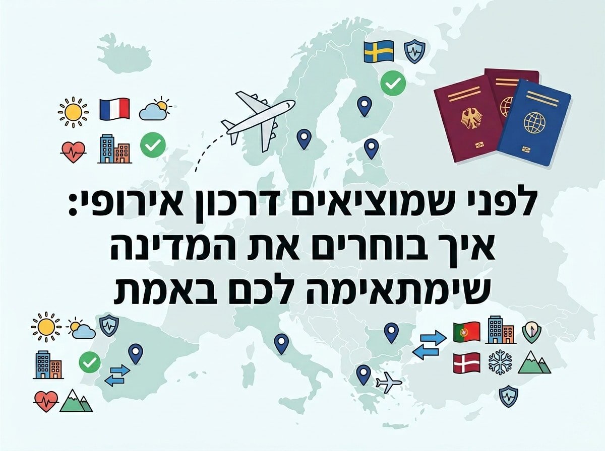 איך בוחרים את המדינה שמתאימה לכם באמת מבחינת אקלים